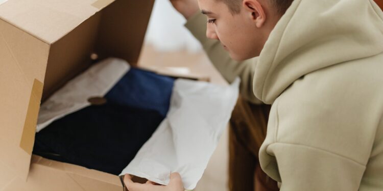 opakowanie do tekstyliow